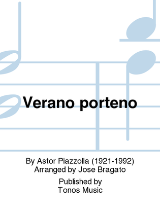 Book cover for Verano porteno