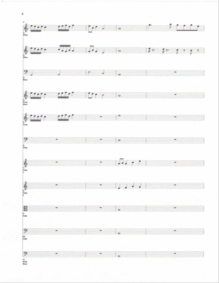Timaeus 1st Movement Timaeus 1st Movement Small Ensemble scores gallery preview page 4