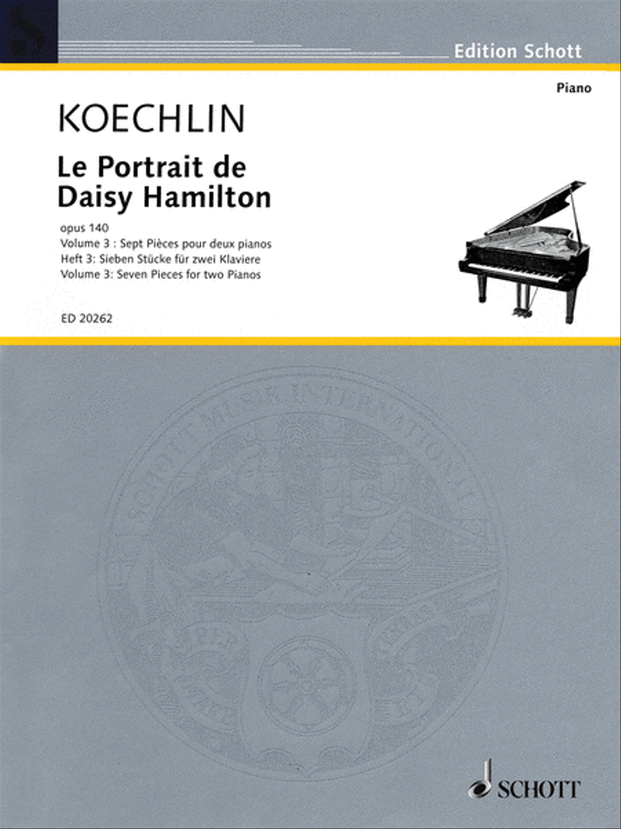 Le Portrait de Daisy Hamilton, Op. 140 Piano Duet scores gallery preview page 1