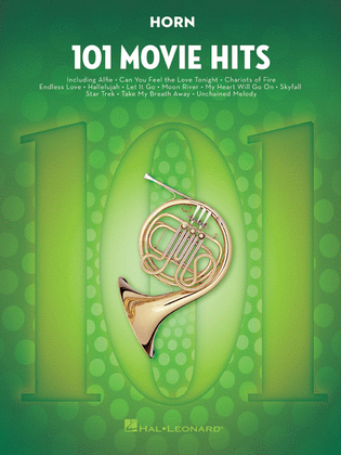 Book cover for 101 Movie Hits for Horn