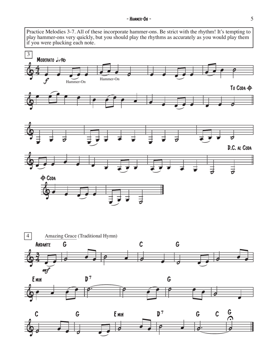 Melody Guitar Book 3: Beyond the 6th String Guitar scores gallery preview page 5