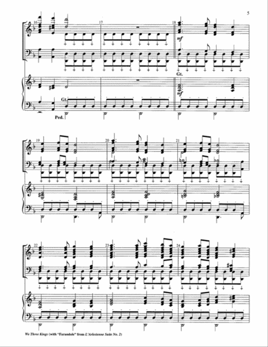 We Three Kings Orchestra scores gallery preview page 14