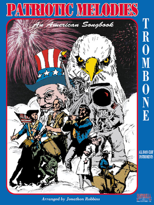Book cover for Patriotic Melodies for Trombone with CD
