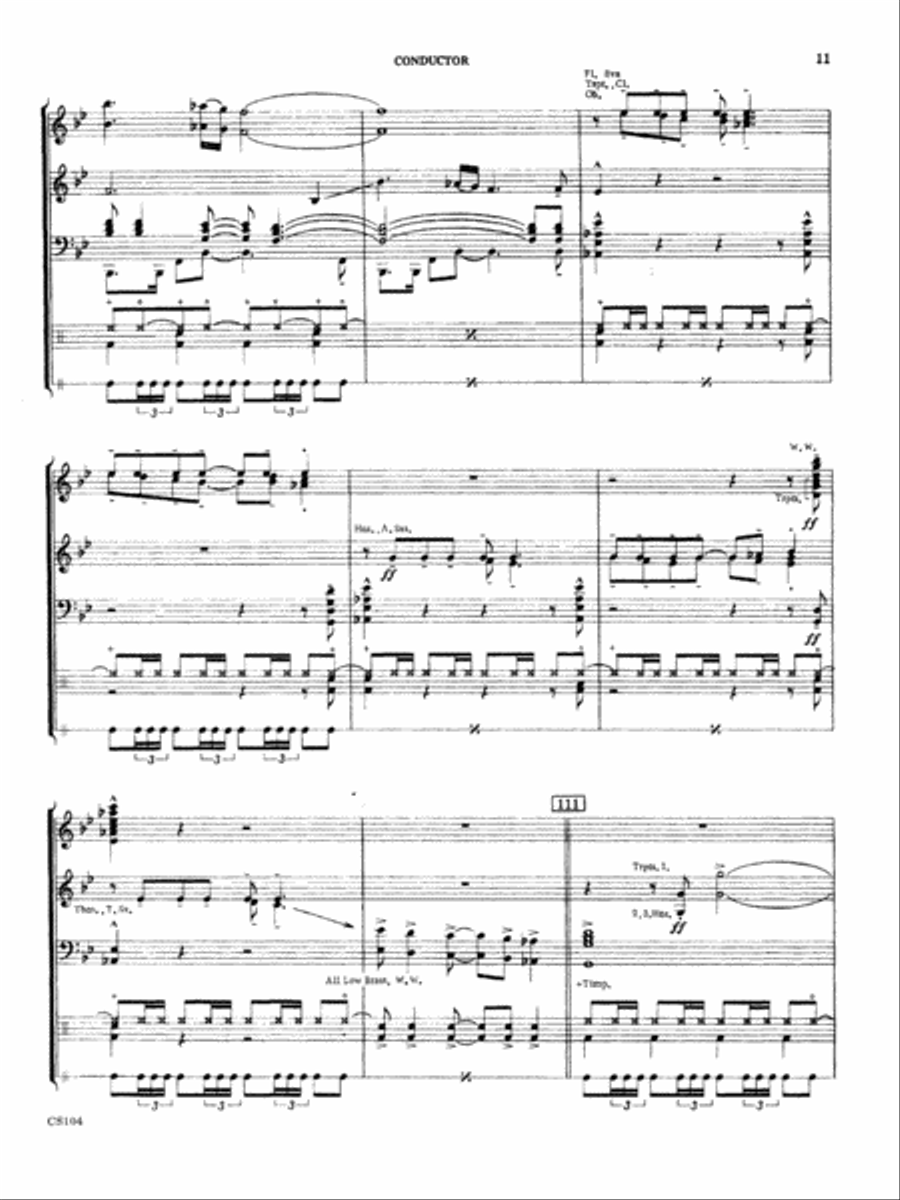 Spanish Fever Concert Band scores gallery preview page 11