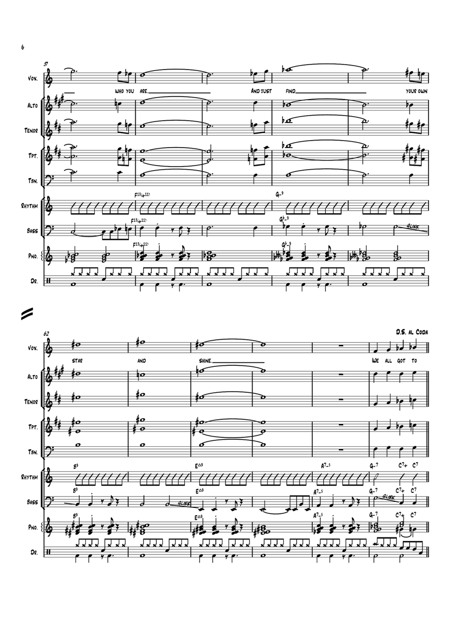 Rise Jazz Ensemble scores gallery preview page 6