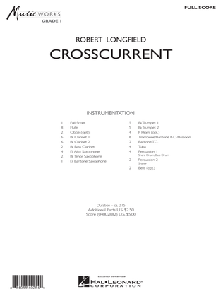 Book cover for Crosscurrent - Full Score