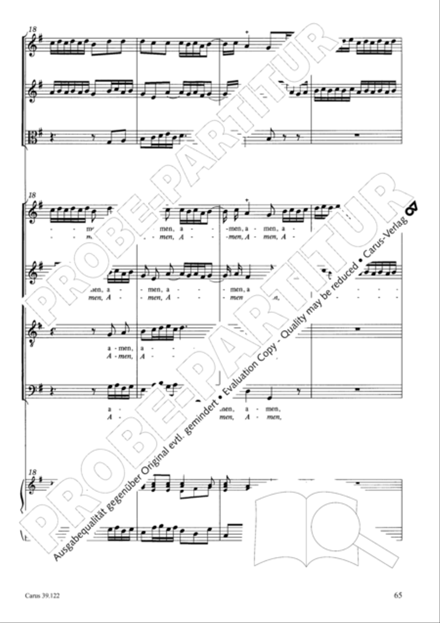All my spirit exalts (With my spirit I praise the Lord) 4-Part scores gallery preview page 66