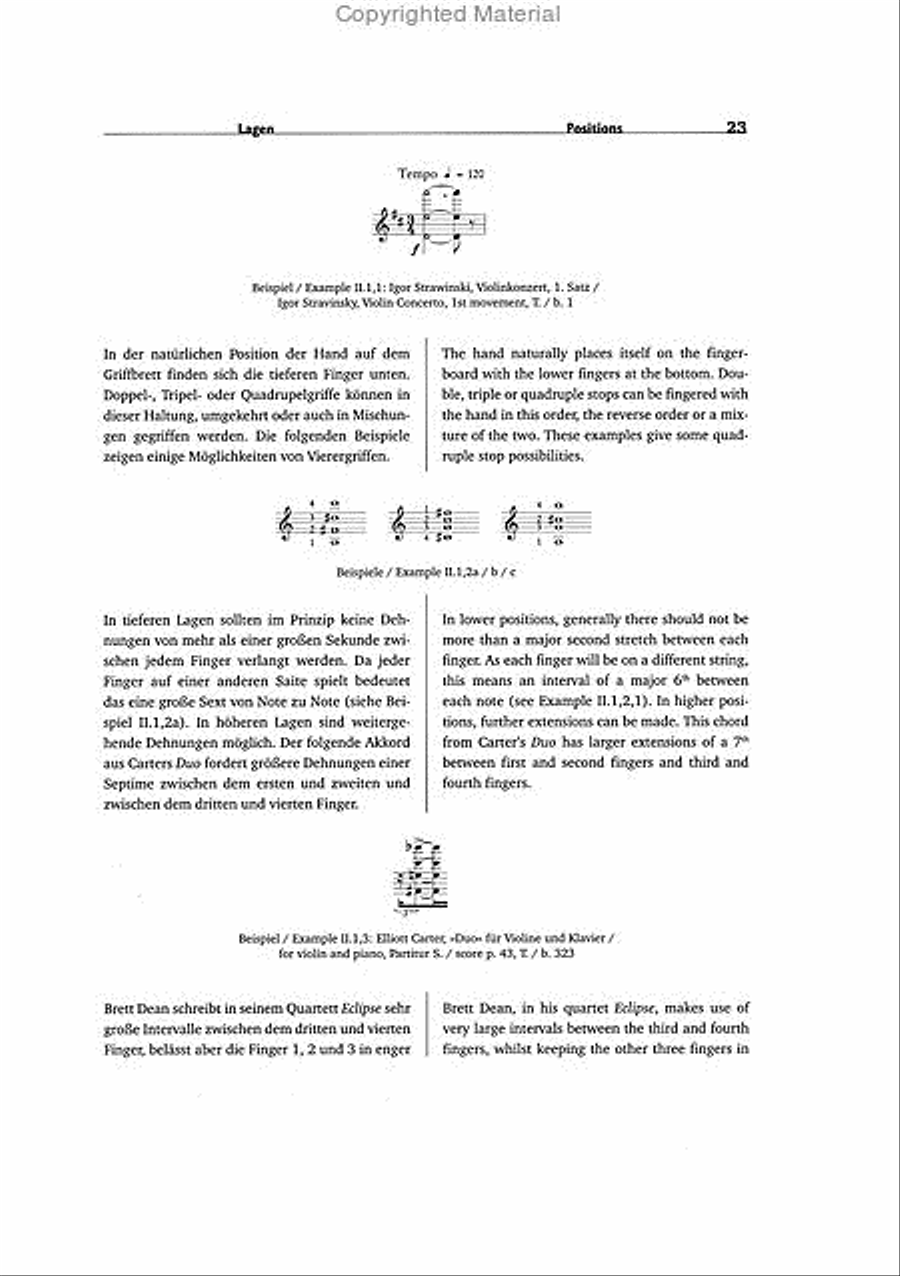 The Techniques of Violin Playing Violin scores gallery preview page 3