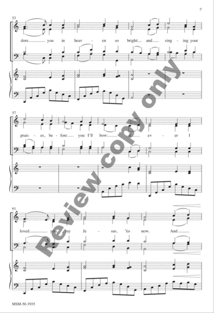 O Jesus, My Savior 4-Part scores gallery preview page 14