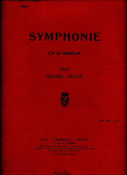 Symphonie In B Minor (organ)