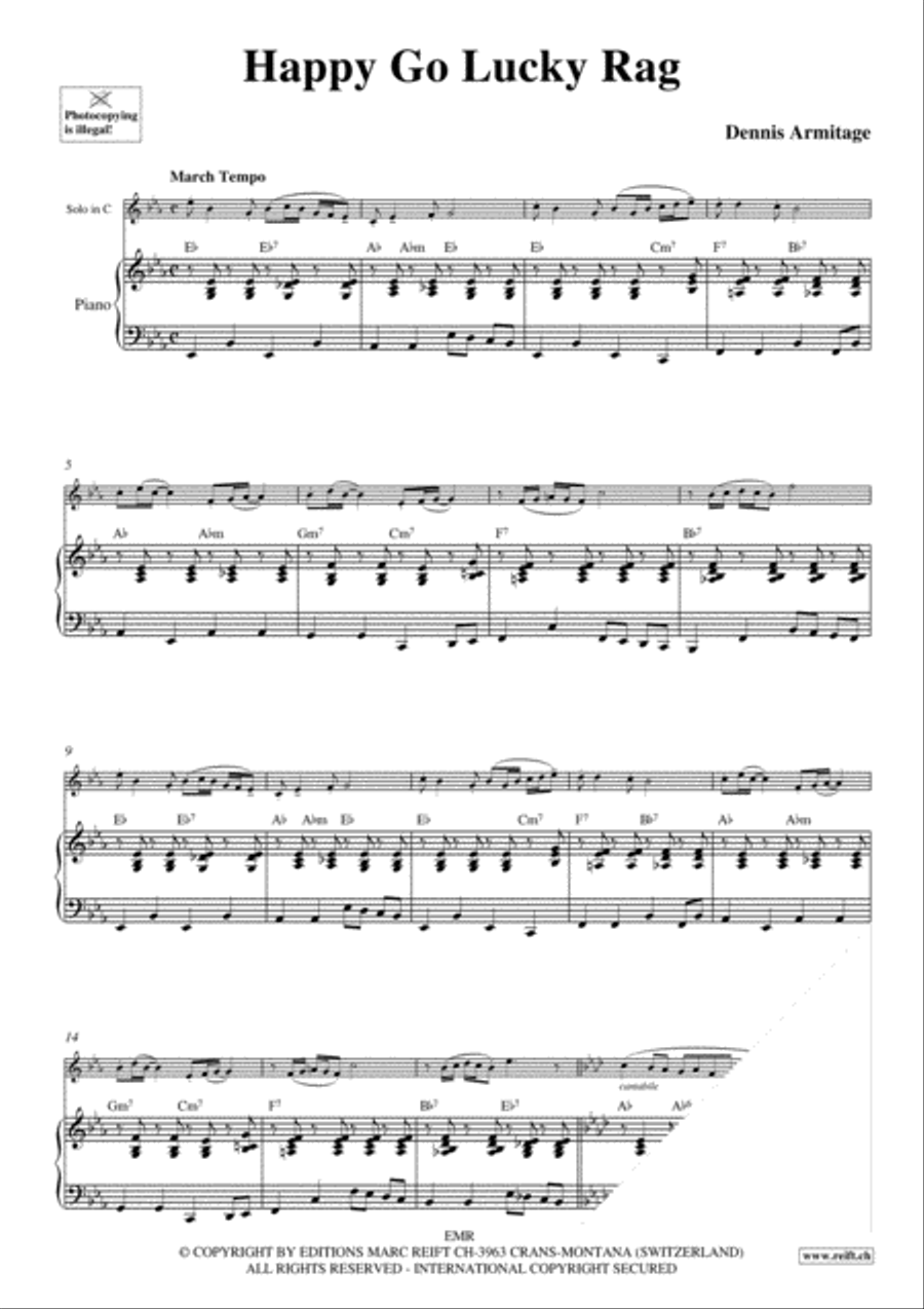 Ragtime Ragtime Piano Accompaniment scores gallery preview page 3