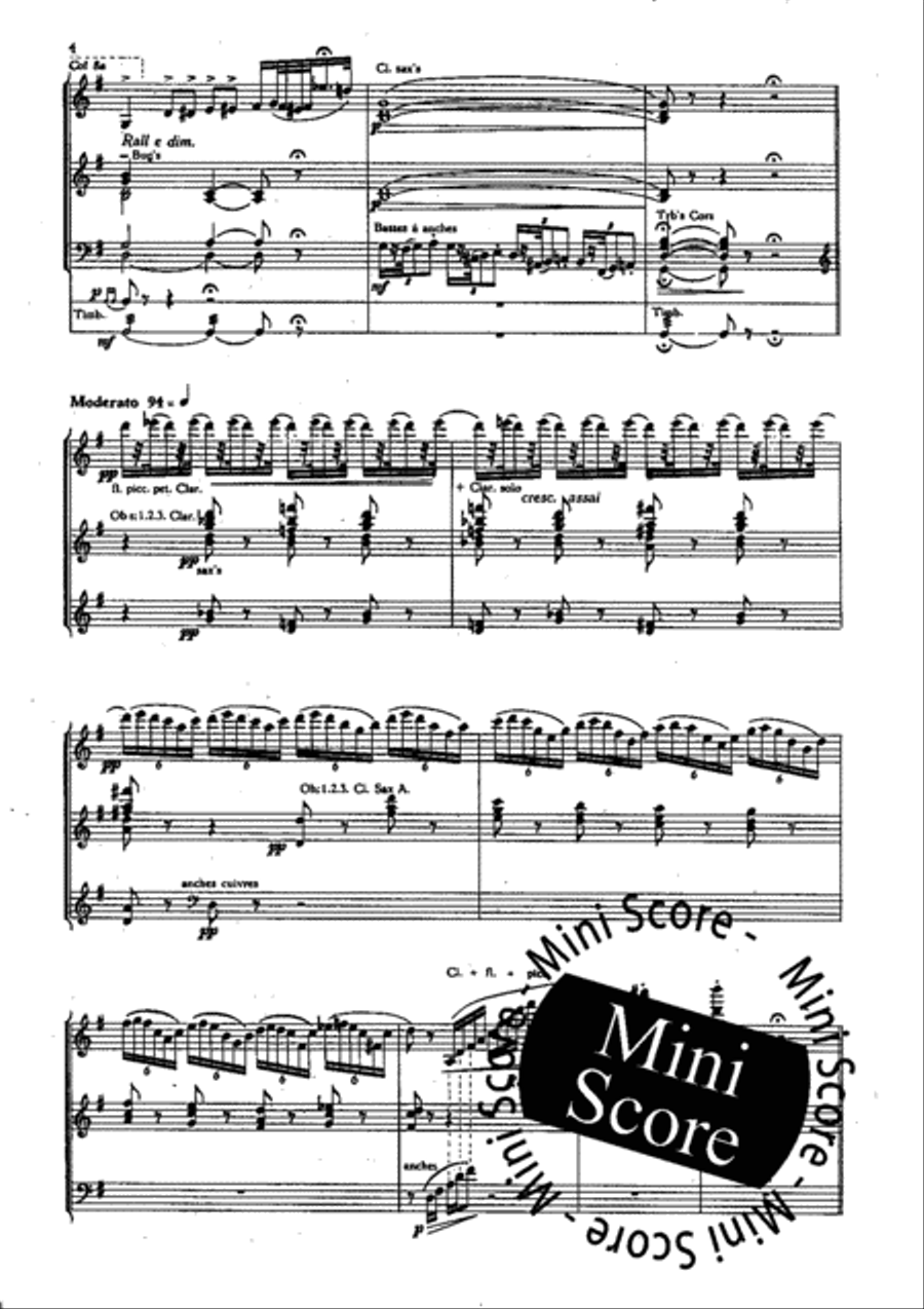 Ballet Des Heures Fanfare Band scores gallery preview page 6