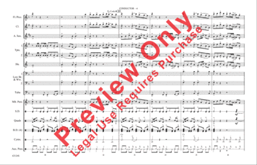 Best Day of My Life Marching Band scores gallery preview page 5