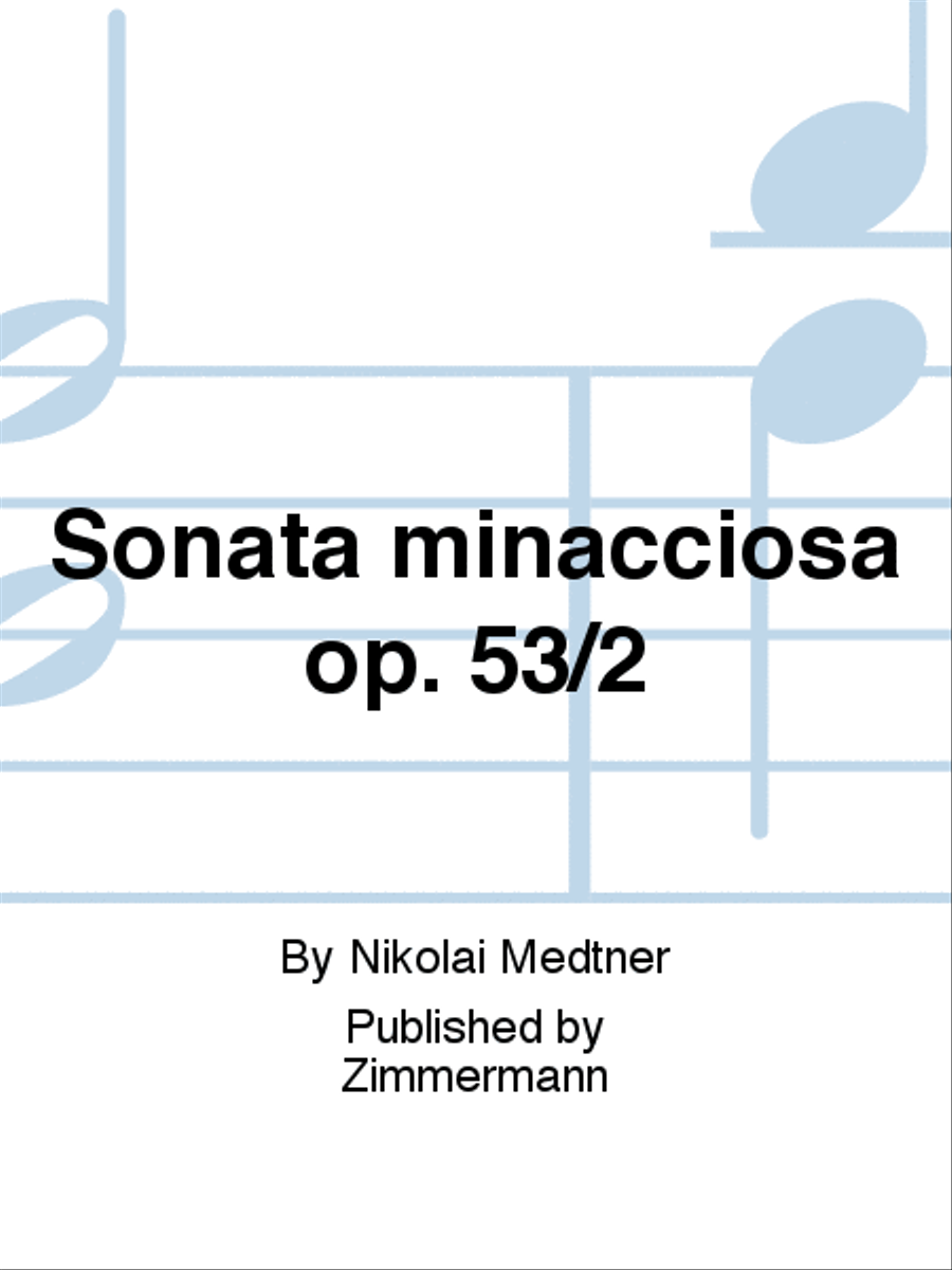 Sonata minacciosa Op. 53/2 Chamber Music scores gallery preview page 1