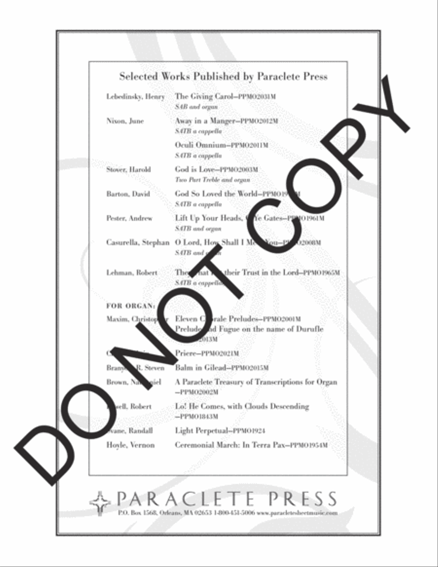 Rejoice in the Lord 4-Part scores gallery preview page 11