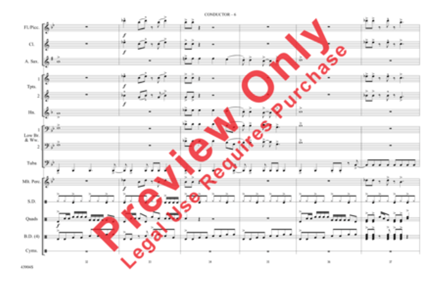 Rock and Roll Marching Band scores gallery preview page 7