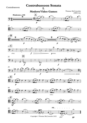 Contrabassoon Sonata (TWV 82)
