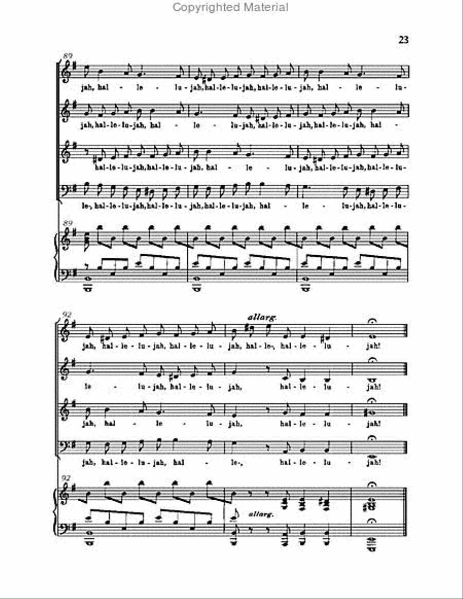 Christ lag in Todsbanden, BWV 4 Choir scores gallery preview page 23