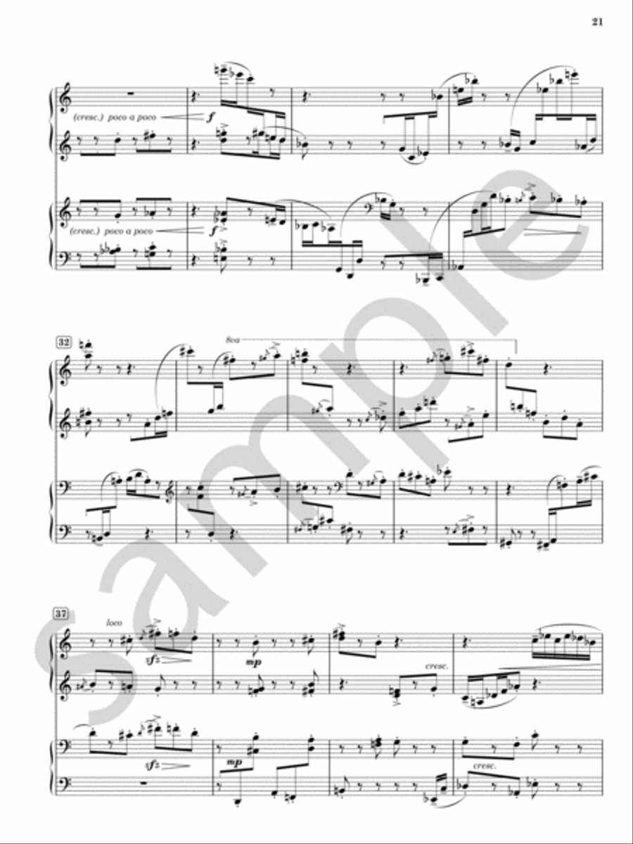 Suite Sixteenths Suite Sixteenths Chamber Music scores gallery preview page 11
