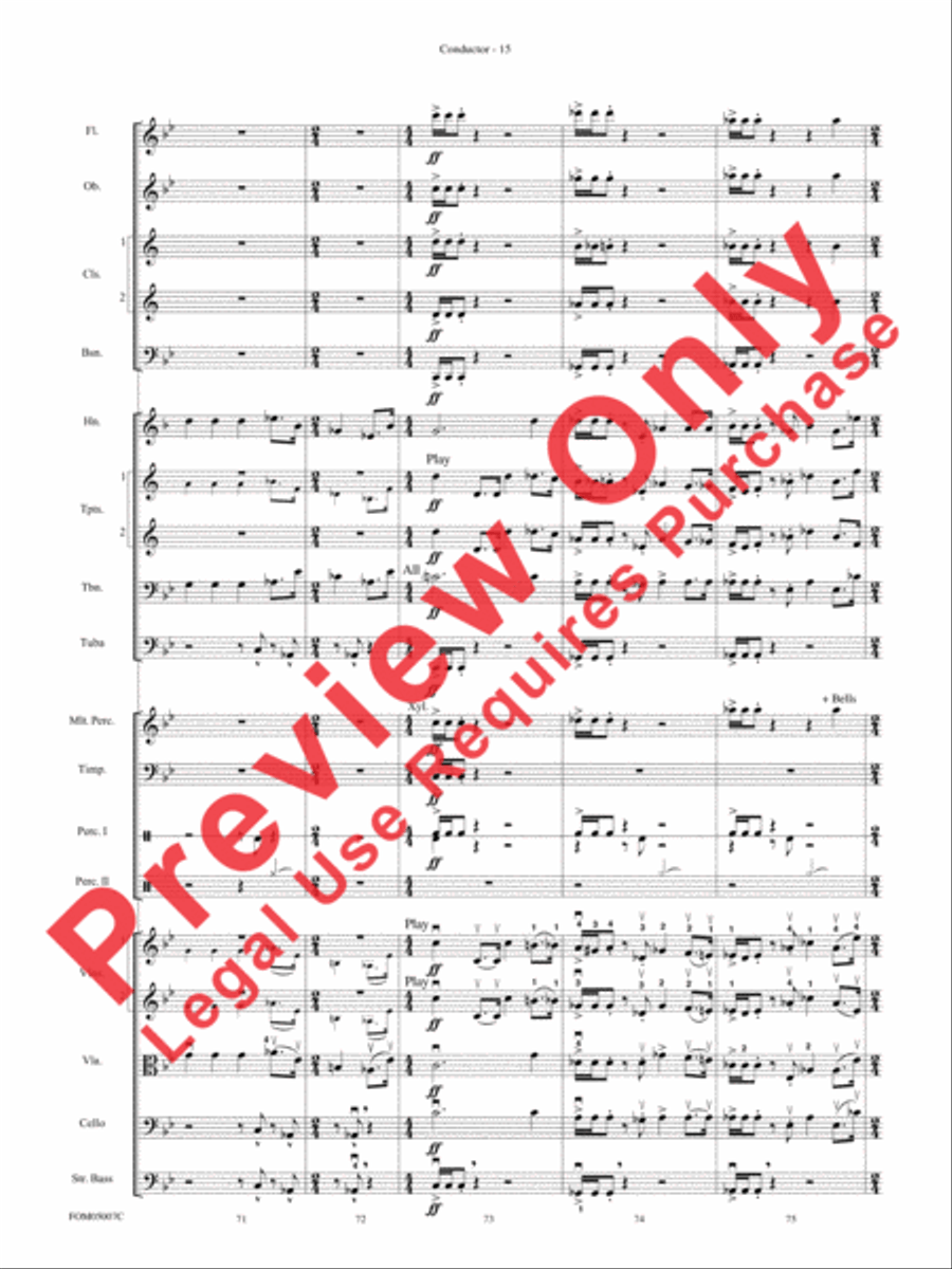 Selections from Star Wars: Episode III Revenge of the Sith Full Orchestra scores gallery preview page 17