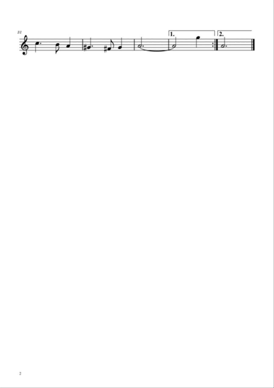 Greensleeves Alto Sax and Baritone Sax Duet by Folk Song Woodwind