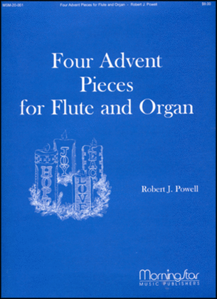 Book cover for Four Advent Pieces for Flute and Organ