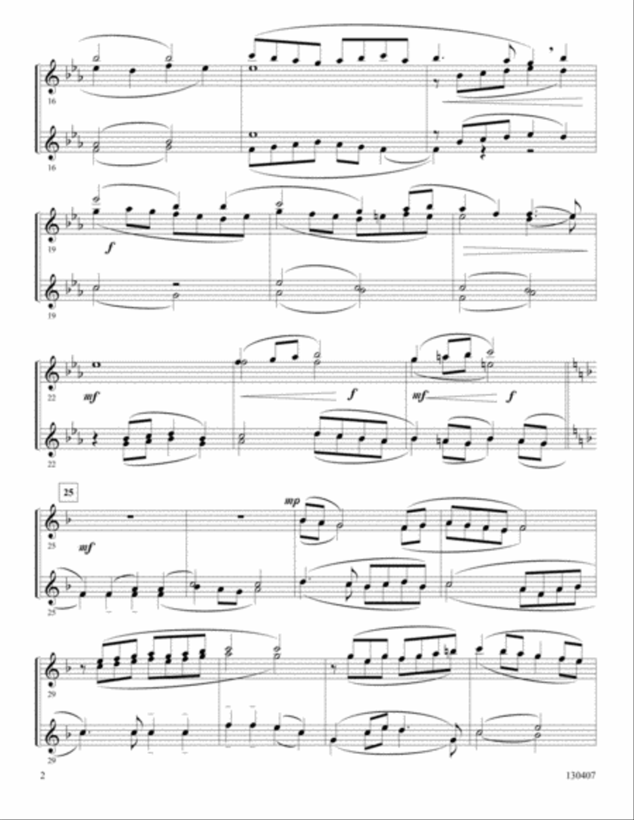 Holy, Holy, Holy Holy, Holy, Holy Woodwind Quartet scores gallery preview page 2
