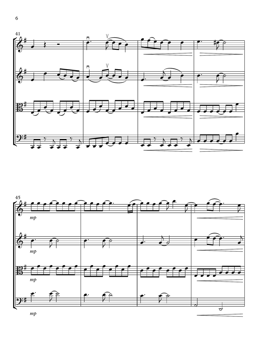 I Want It That Way String Quartet scores gallery preview page 6