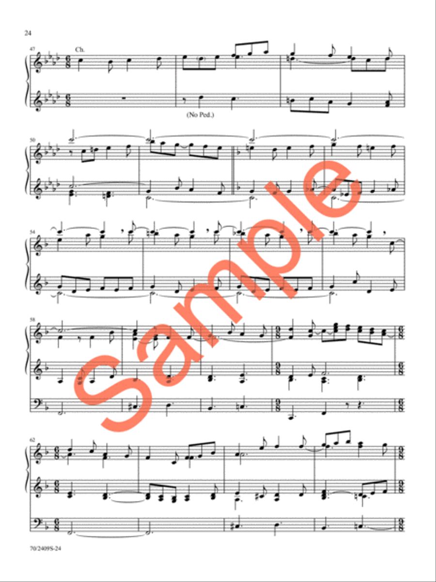 Ascension Alleluias Organ Solo scores gallery preview page 21