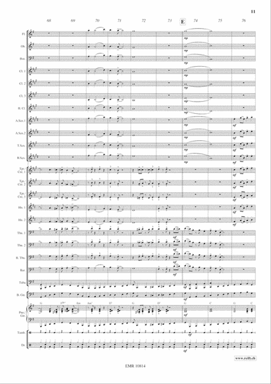 Riverside Concert Band scores gallery preview page 12