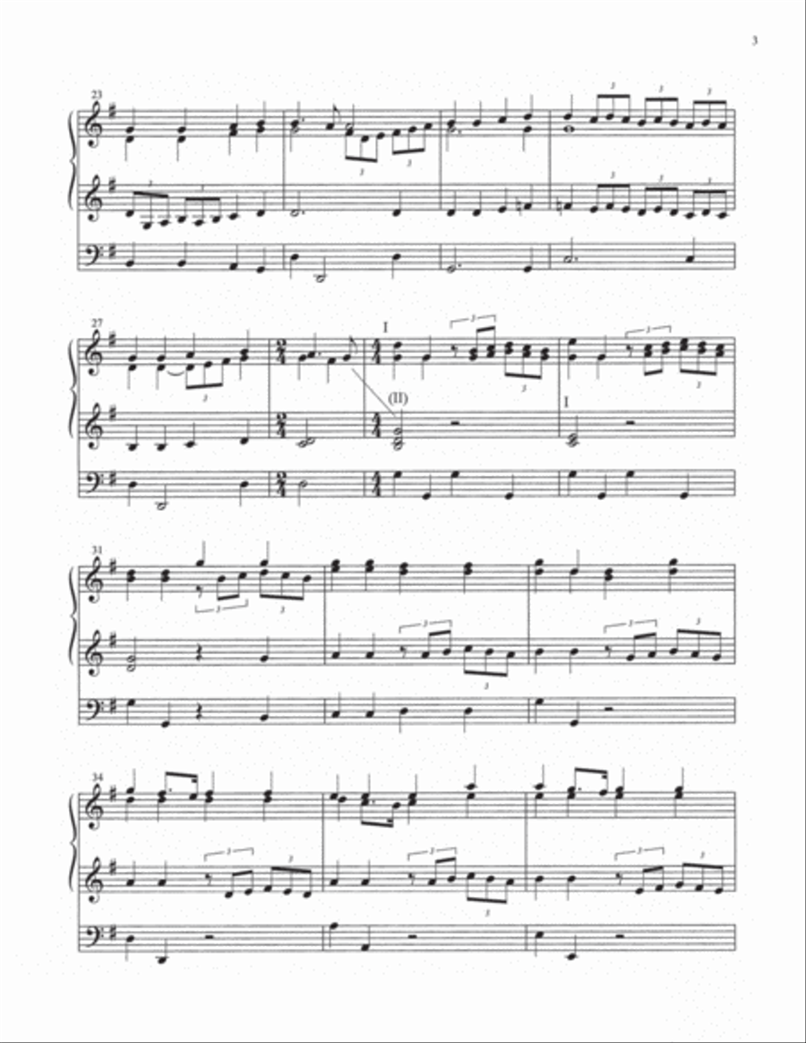 Voluntary on Hymn to Joy Organ scores gallery preview page 3