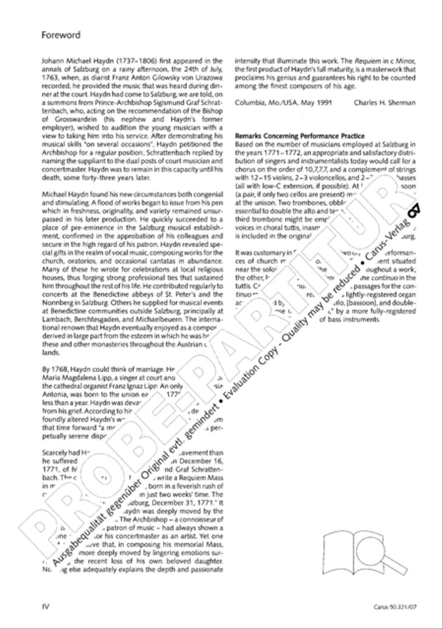 Requiem in C minor Requiem in C minor 4-Part scores gallery preview page 5