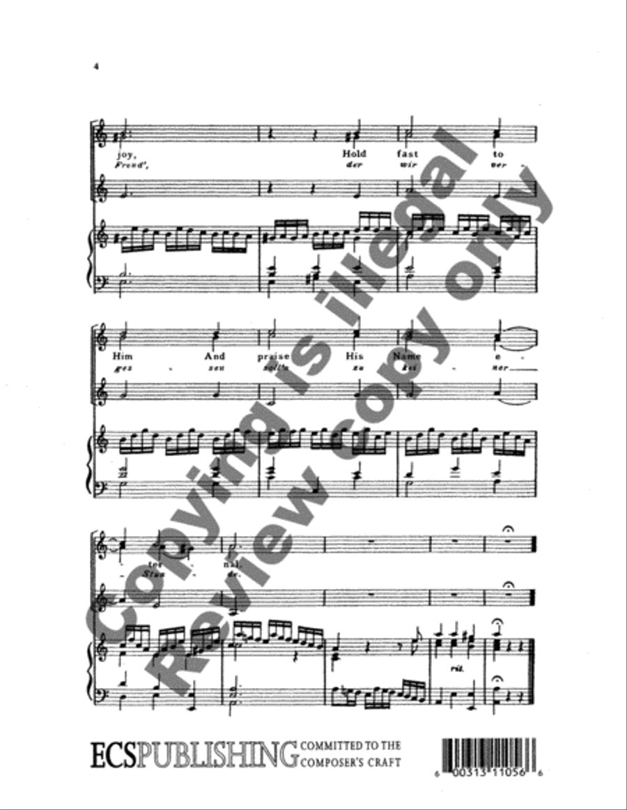 Alleluia from For Us a Child is Born (Choral Score) SSA scores gallery preview page 4