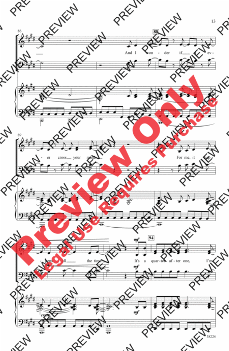 I Run to You: The Hits of Lady Antebellum 3-Part scores gallery preview page 13