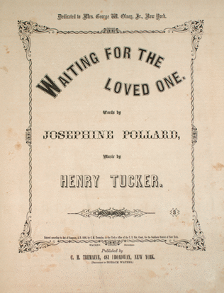 Book cover for Waiting for the Loved One