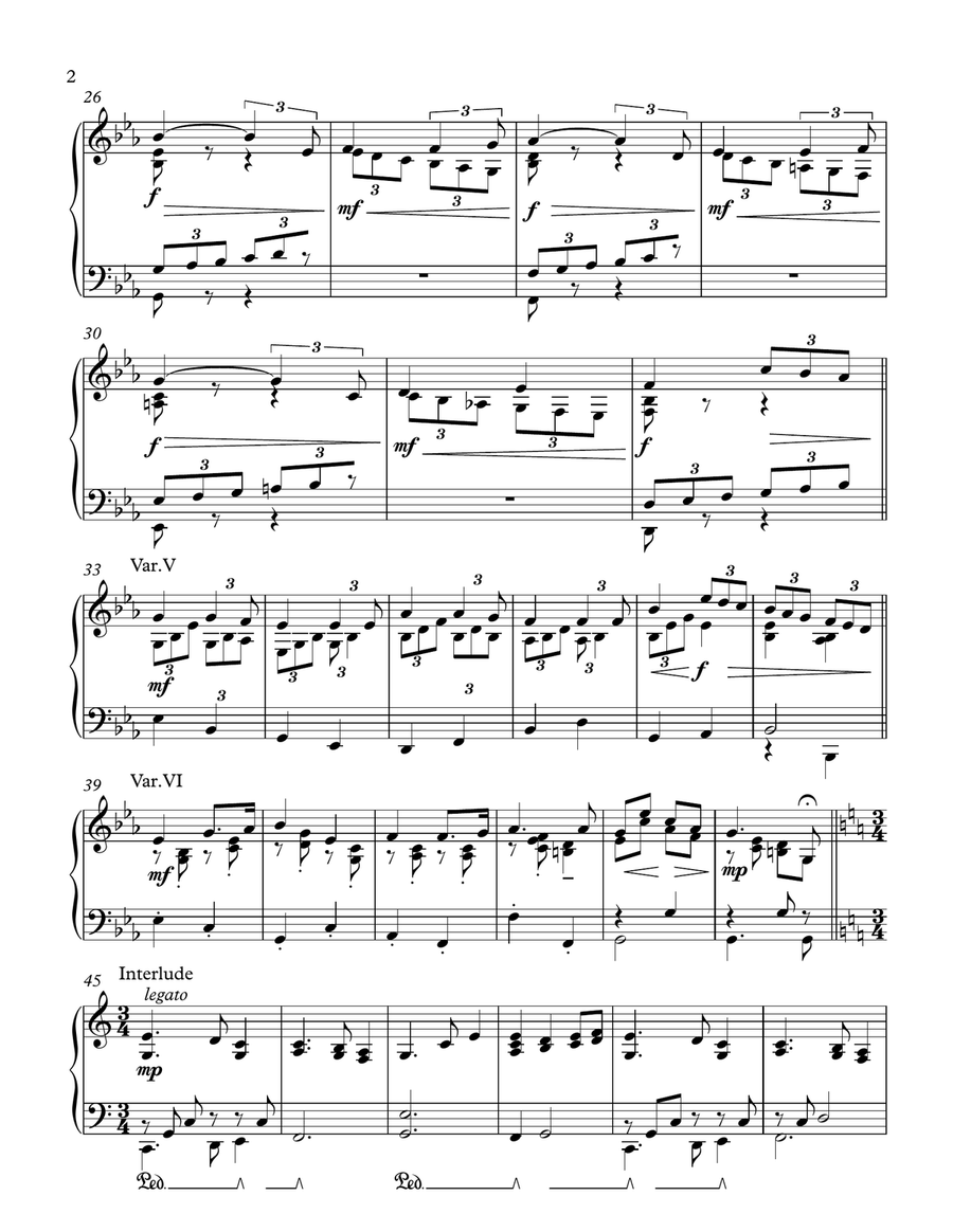 The Dove for Piano solo The Dove for Piano solo Piano Solo scores gallery preview page 2