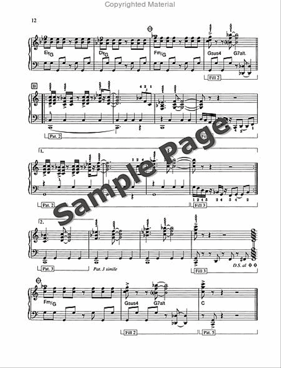 Keyboard On Stage Piano/cassette Piano scores gallery preview page 13
