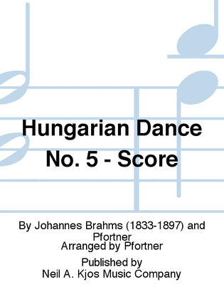 Hungarian Dance No. 5 - Score