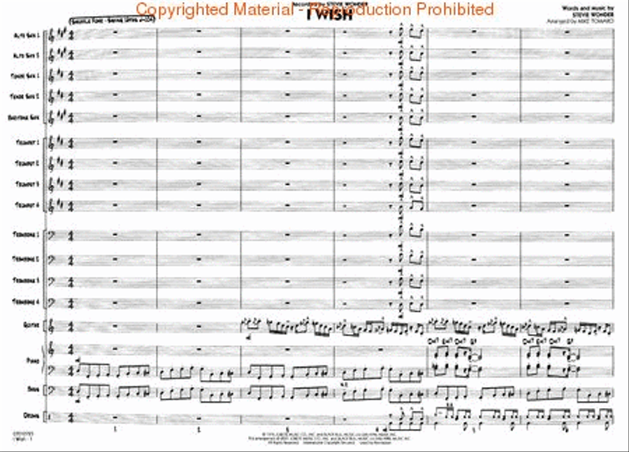 I Wish Jazz Ensemble scores gallery preview page 2