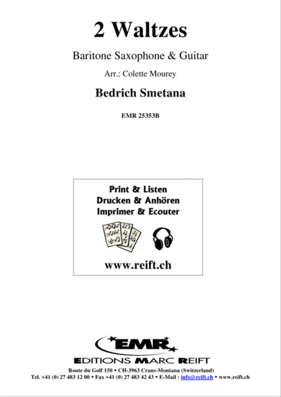 2 Waltzes Baritone Saxophone scores gallery preview page 2