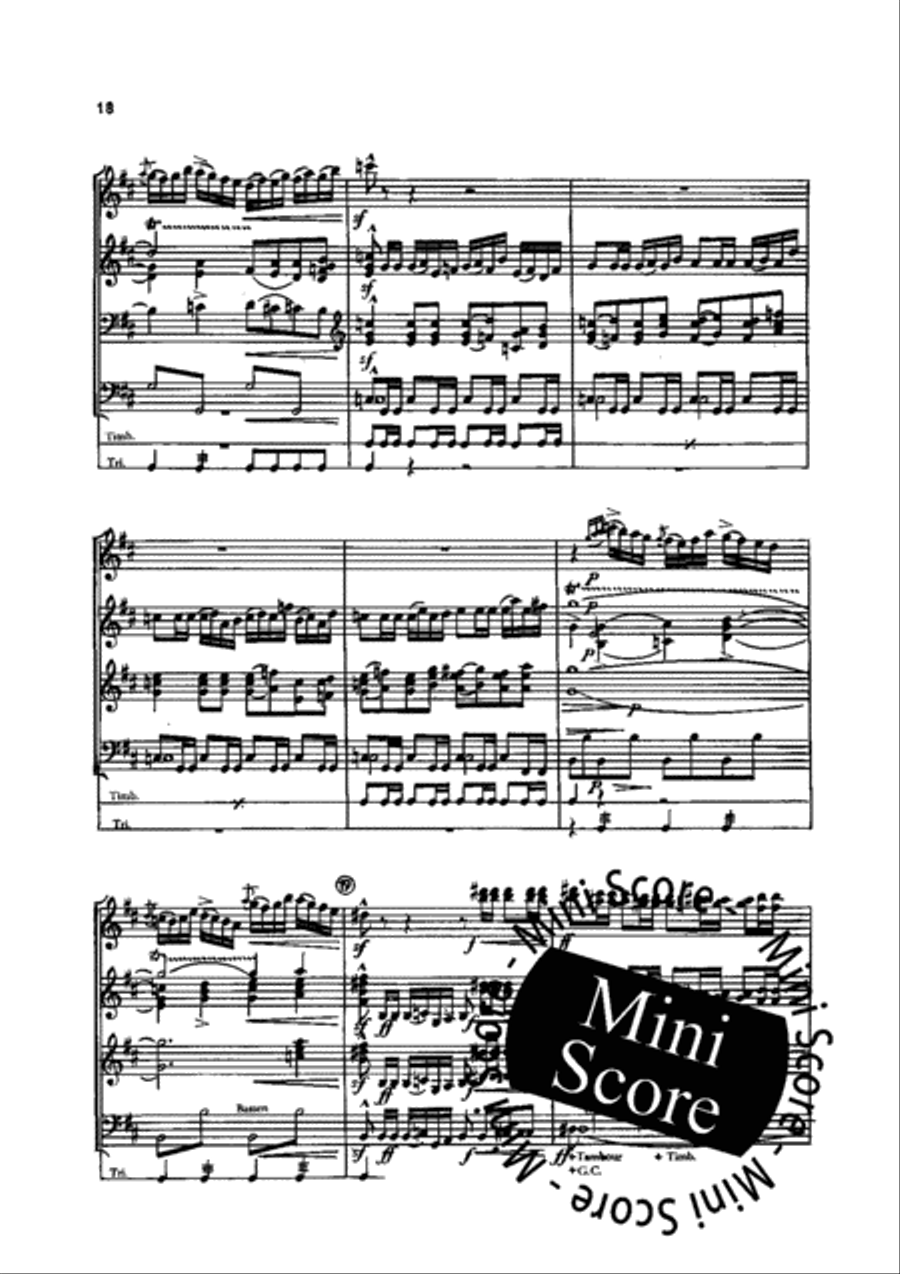 Ouverture Solennelle Concert Band scores gallery preview page 20