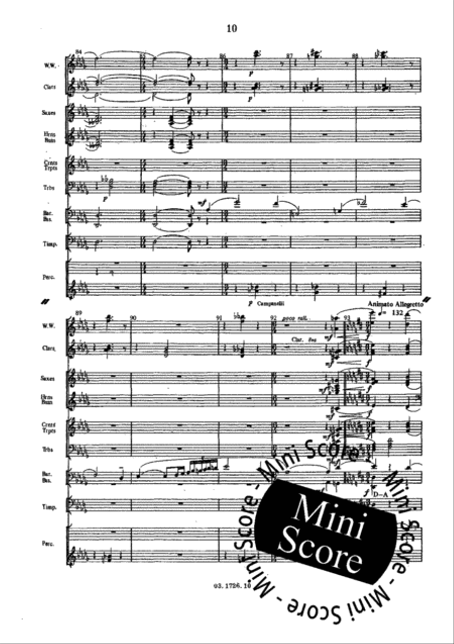 A New Dress for the Emperor Concert Band scores gallery preview page 19
