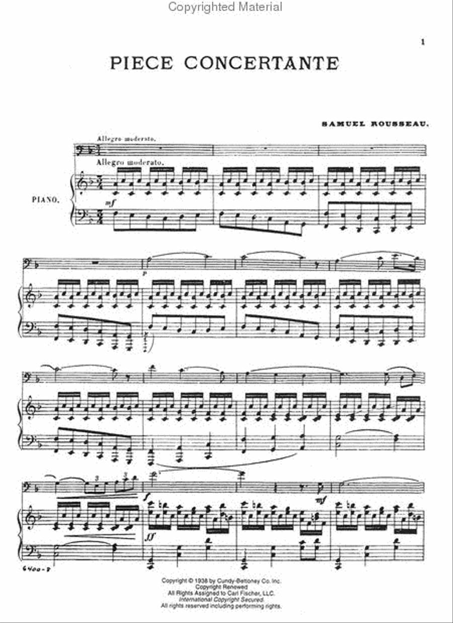 Piece Concertante Piano Accompaniment scores gallery preview page 2