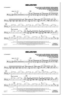 Book cover for Believer - 1st Trombone