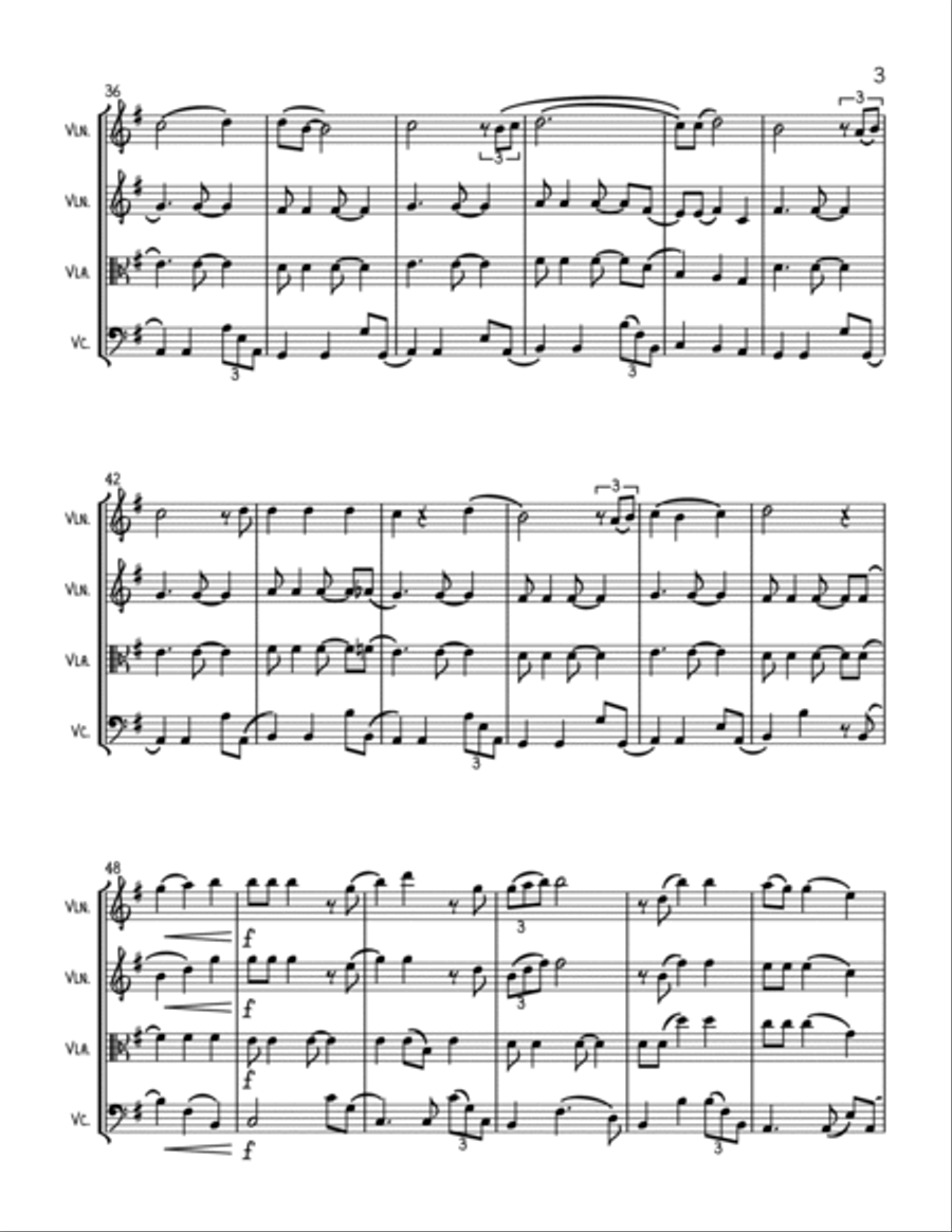 If I Ain't Got You String Quartet scores gallery preview page 3