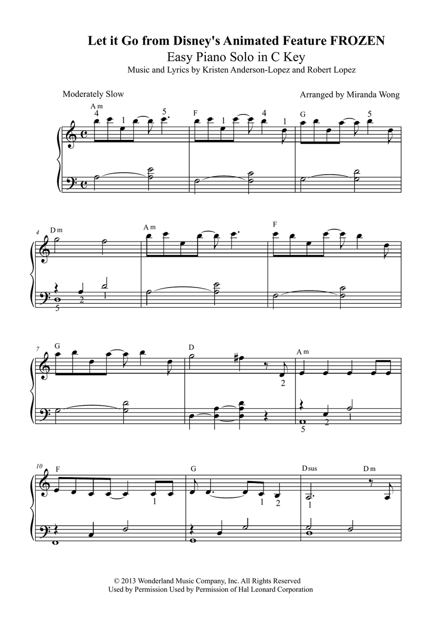 Let it be clearance piano easy slow