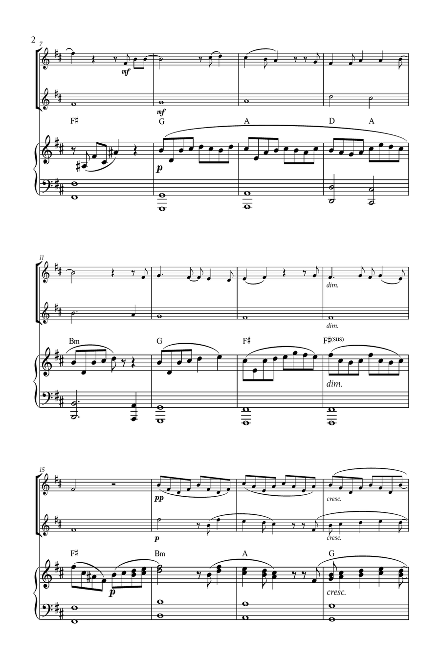 Mary, Did You Know? Flute scores gallery preview page 2
