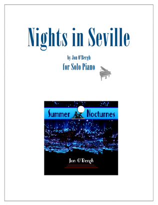 Book cover for Nights in Seville - Easy Solo Piano