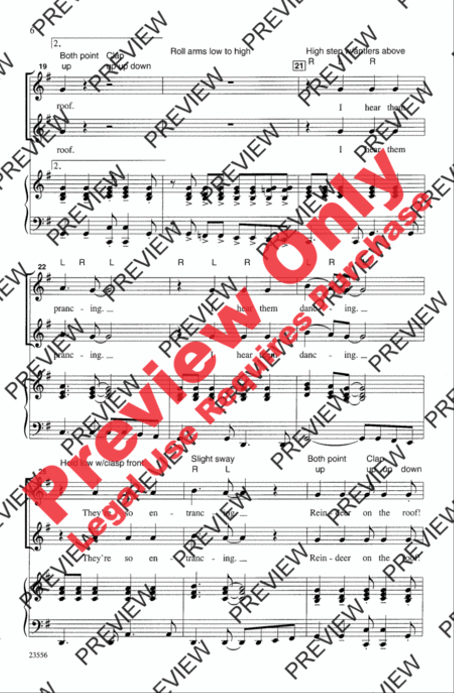 Reindeer on the Roof 2-Part scores gallery preview page 5