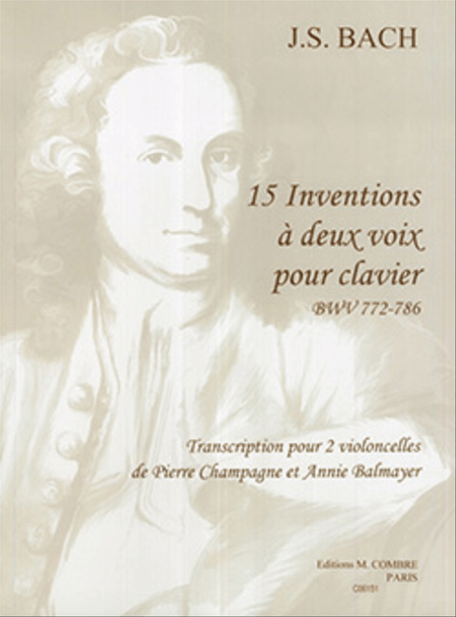 Inventions a 2 voix (15) Cello scores gallery preview page 1